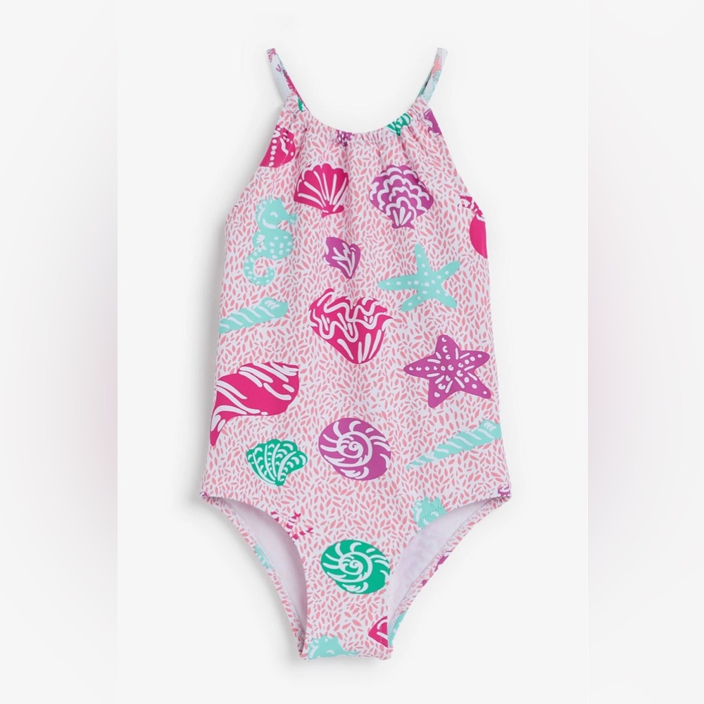 Hatley 'Abstract Sea Life' Swimsuit & Shorts Set